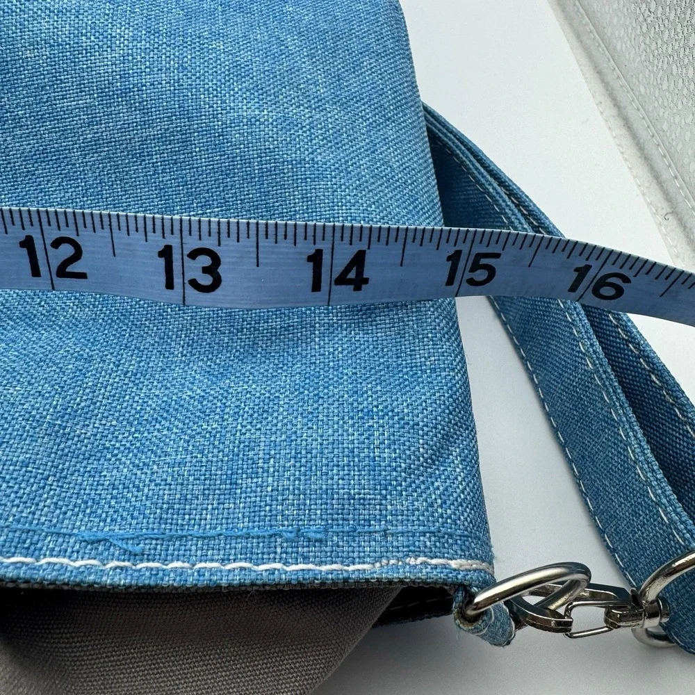 LocknLock Insulated Tote w/Handles  And Strap Cinch ClosureDenim Blue Cooler